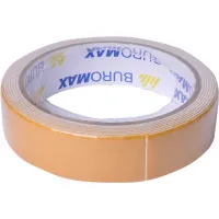 Double-sided tape Buromax on a foam base 24 mm x 2 m (BM.7514)