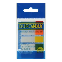 Sticker-bookmark Buromax Half Plastic bookmarks 45x12mm, 5*20 pcs, neon (BM.2305-98)