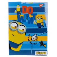 Yes A4 folder with elastic bands with three dividers Minions (492100)