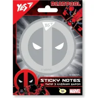 Yes sticky note paper Marvel.Deadpool figure, 40 sheets (170303)