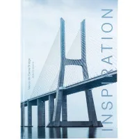 Office book Axent Inspiration A4 in hard cover 96 sheets cell (8422-564-A)