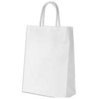 Gift bag Envelope 100 Ecobag paper, 30x17x34 cm white (BAG-KUV-305170340-WH)