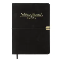 Buromax weekly dated 2025 VELOUR, A5 black (BM.2134-01)