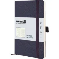 Notebook Axent Partner Soft Skin 125x195 mm in a flexible cover 96 sheets in a cell Blue (8616-02-A)