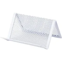 Stand for business cards Axent metal 95x80x60 mm white (2114-21-A)