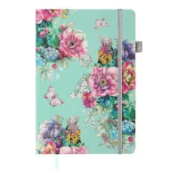 Notebook Buromax Cherie A5 96 sheets, unlined blue (BM.295005-14)