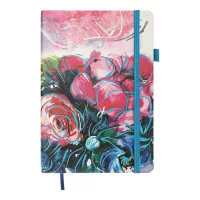 Notebook Buromax Cherie 96 sheets A5 in blue cell (BM.295105-02)