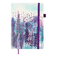 Notebook Buromax Cherie 96 sheets A5 in purple cell (BM.295105-07)