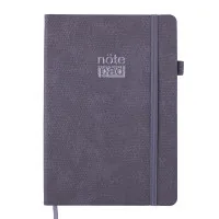 Notebook Buromax Respect 96 sheets A5 gray (BM.295108-09)