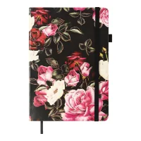 Notebook Buromax CHERIE A5 96 sheets line, black (BM.295205-01)