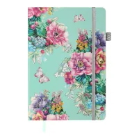 Notebook Buromax CHERIE A5 96 sheets dot, blue (BM.295305-14)