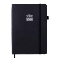 Notebook Buromax RESPECT A5 96 sheets dot, black (BM.295308-01)