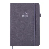 Notebook Buromax RESPECT A5 96 sheets dot, gray (BM.295308-09)