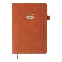 Notebook Buromax RESPECT A5 96 sheets dot, brown (BM.295308-25)