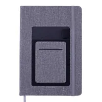 Notebook Buromax COMFORT A5 96 sheets dot, gray (BM.295309-09)