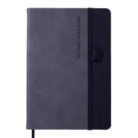Notebook Buromax RECORD A5 96 sheets dot, gray (BM.295310-09)