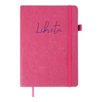 Notebook Buromax LIBRETA A5 96 sheets dot, crimson (BM.295317-29)