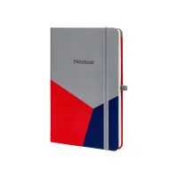 Notebook Optima A5 COMBI-3, hard cover, eraser, line (O20125-03)