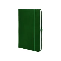 Notebook Optima A5 NEBRASKA, soft cover, eraser, white block line, green (O20124-04)