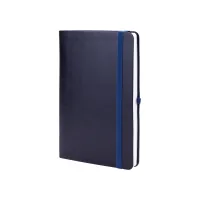 Notebook Optima A5 NEBRASKA, soft cover, eraser, white block line, dark blue (O20124-24)