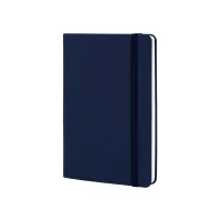 Notebook Optima A5 VIVELLA, soft cover, eraser, white block line, dark blue (O27104-24)