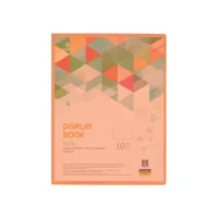 Optima A4 file folder with 10 files "FLEX", orange (O32121-06)