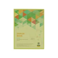Optima A4 file folder with 20 files "FLEX", light green (O32122-13)