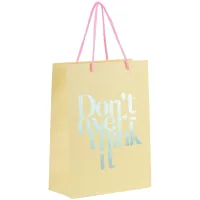 Gift bag Axent paper Don't overthink it 18x24 cm (8501-30-A)