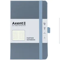 Notebook Axent Partner 125x195 mm 96 sheets, gray cell (8201-62-A)