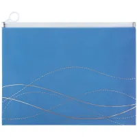 Папка на блискавці Axent zip-lock А4 Waves-2 (1497-41-A)