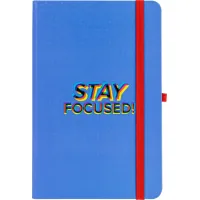 Notebook Optima Stay Focused A5 128 sheets purple line (O20812-38)