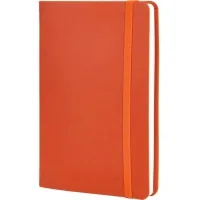 Notebook Optima Vivella A5 128 sheets orange line (O27104-06)