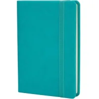 Notebook Optima Vivella A6 128 sheets turquoise line (O20390-21)