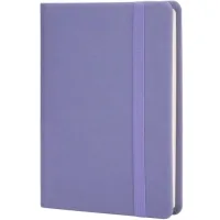 Notebook Optima Vivella A6 128 sheets lilac line (O20390-12)