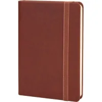 Notebook Optima Vivella A6 128 sheets brown line (O20390-07)