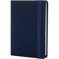 Notebook Optima Vivella A6 128 sheets dark blue line (O20390-24)