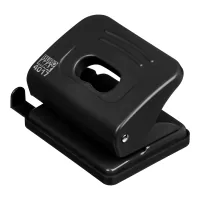 Buromax plastic hole punch, up to 20 sheets, 120 x 82 x 53 mm, black (BM.4017-01)