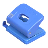 Buromax plastic hole punch, up to 20 sheets, 120 x 82 x 53 mm, blue (BM.4017-02)