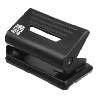 Buromax plastic hole punch, up to 12 sheets, 110 x 82 x 65 mm, black (BM.4018-01)
