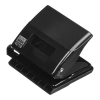 Buromax plastic hole punch, up to 20 sheets, 120 x 88 x 76 mm, black (BM.4019-01)