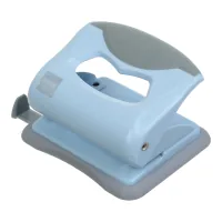 Buromax plastic PASTEL hole punch, up to 20 sheets, 125 x 95 x 65 mm, blue (BM.4020-14)