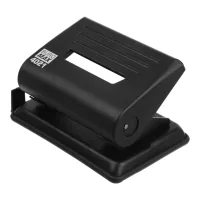 Buromax plastic hole punch, up to 12 sheets, 120 x 80 x 65 mm, black (BM.4021-01)