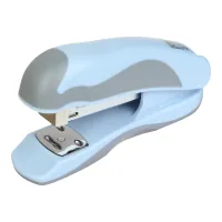 Stapler Buromax plastic PASTEL, 20 sheets, (staples #24, 26), 111 x 62 x 32 mm, blue (BM.4215-14)