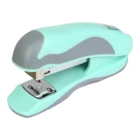 Stapler Buromax plastic PASTEL, 20 sheets, (staples #24, 26), 111 x 62 x 32 mm, mint (BM.4215-38)
