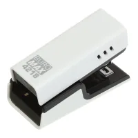 Stapler Buromax plastic MINI, 20 sheets, (staples #24; 26), 67.4 x 32.2 x 43.1 mm, white (BM.4218-12)