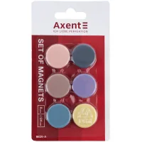 Магніт Axent 24 мм, 6 шт, Morandi (9826-А)