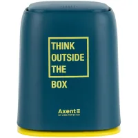 Кошик для паперів Axent Настільний контейнер для сміття, прямокутний, синій індіго (2133-47-A)