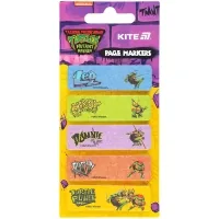 Kite paper bookmark sticker with Ninja Turtles pattern, 100 pcs, 5x15x50 mm, rectangular (NT25-480)