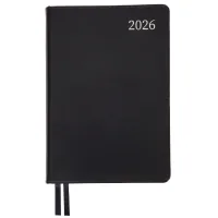 Weekly Leo planner A5 dated 2026 "Aldento", integral, dark blue, 368 pages (252672)