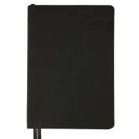 Тижневик Leo planner А5 датований 2026 "Boss", м'який, чорний, 368 сторінок (252634)